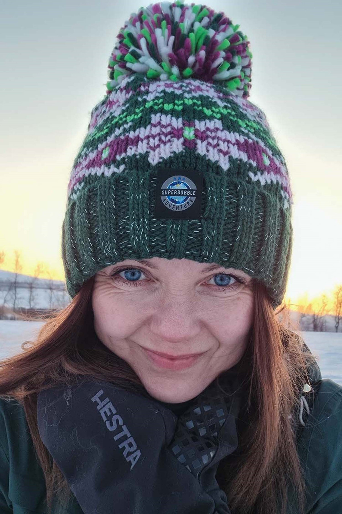 Woodland Nordic Knit Unisex Bobble Hat