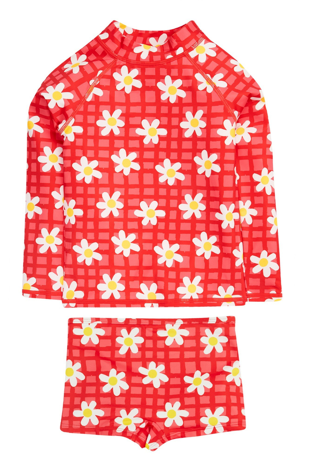 Kids 85% Recycled Polyester Rachel Rash Vest Set | Mountain Warehouse