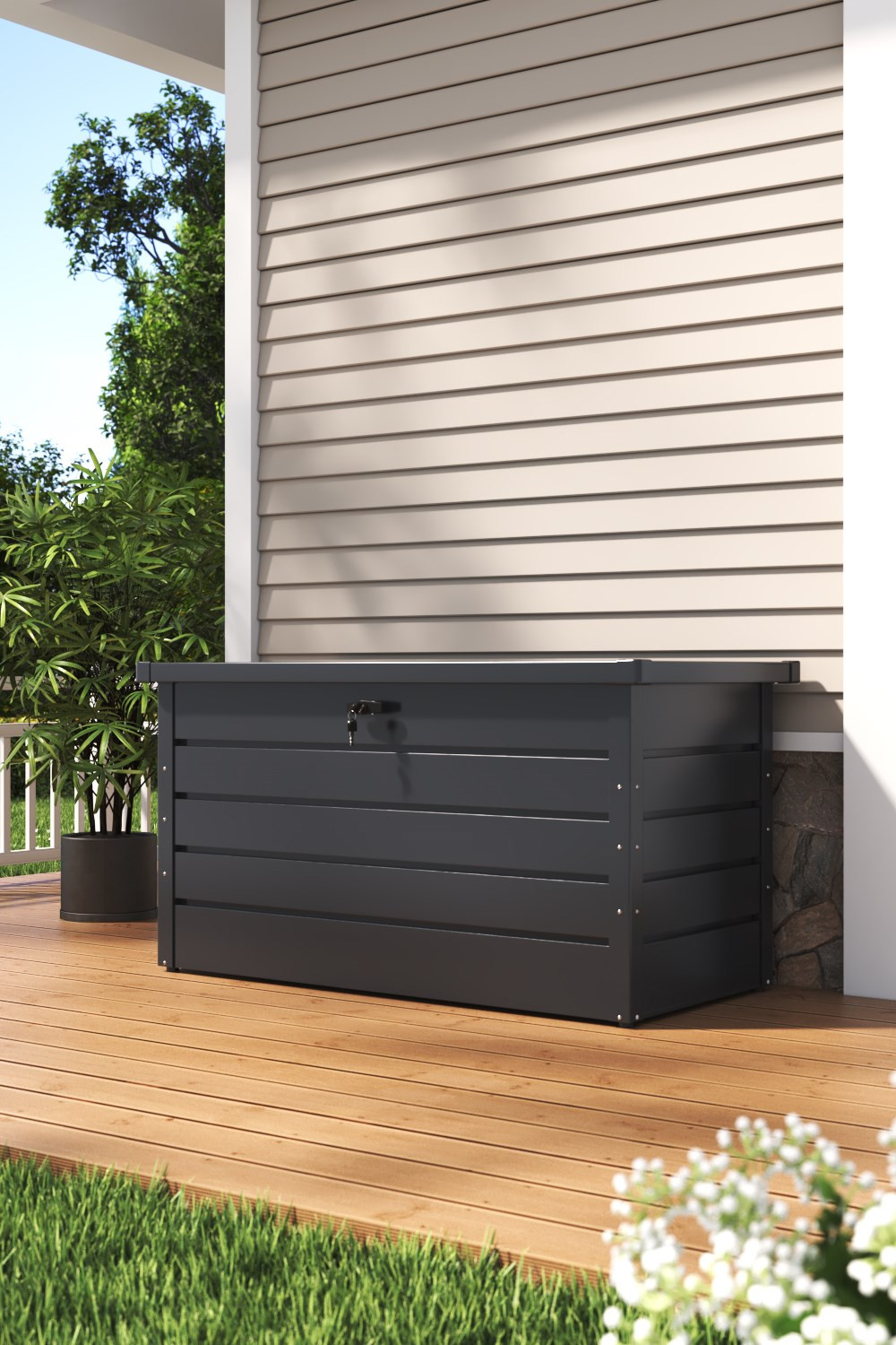 Metal Garden Waterproof Storage Box