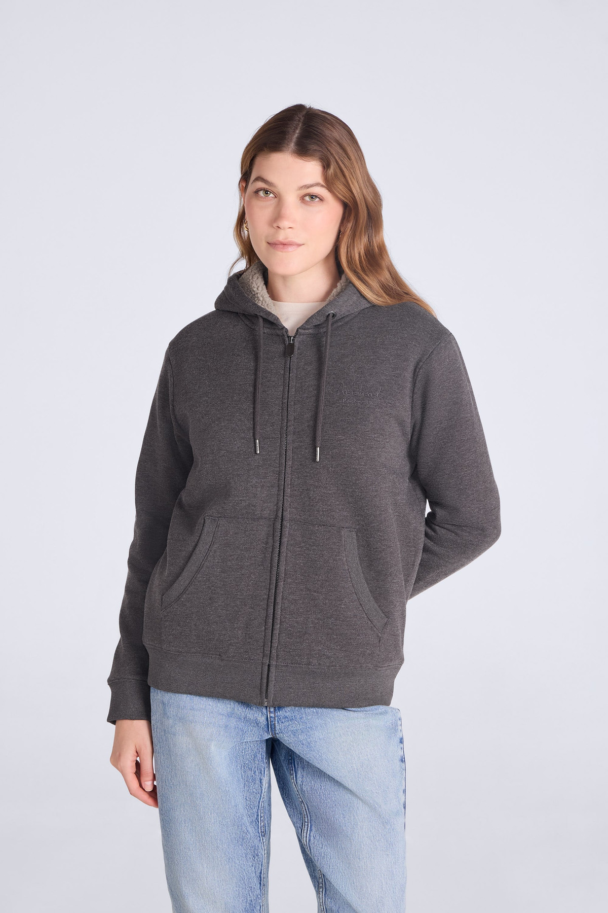 Zuri Womens Sherpa Lined Hoodie