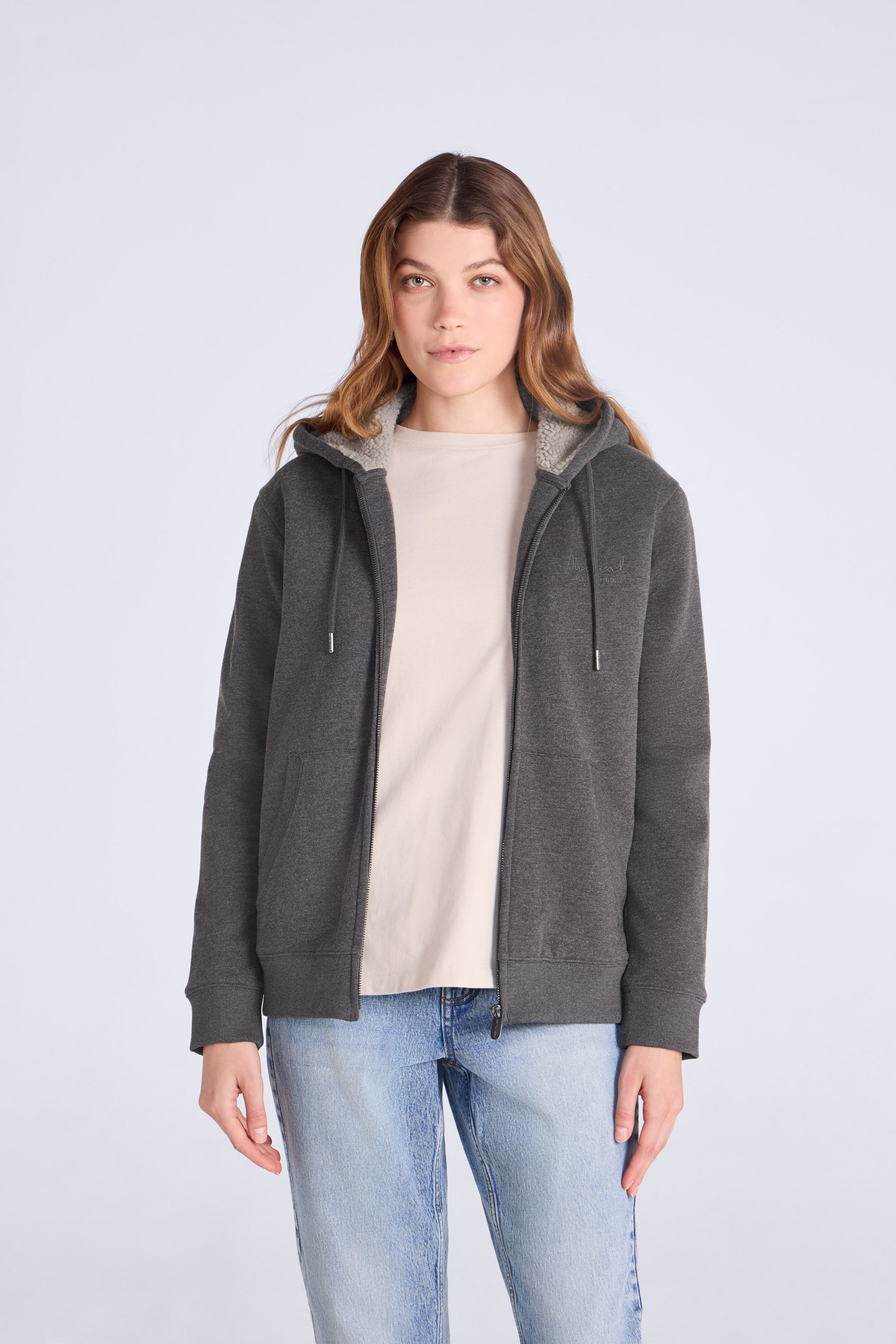 Zuri Womens Sherpa Lined Hoodie