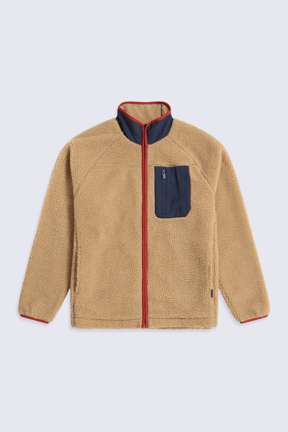 Bailey Mens Patch Pocket Borg Jacket