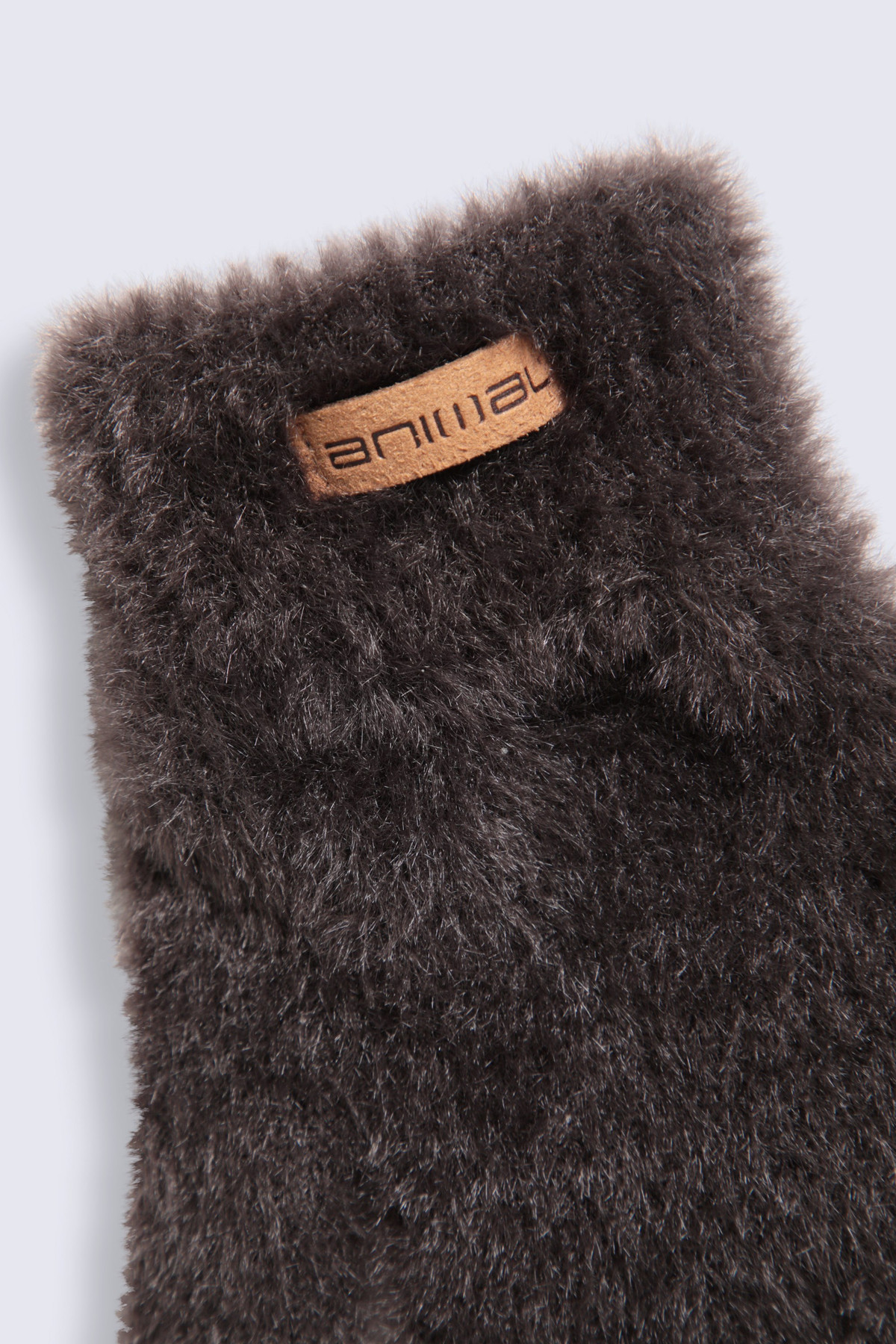 Womens Fluffy Unlined Gloves