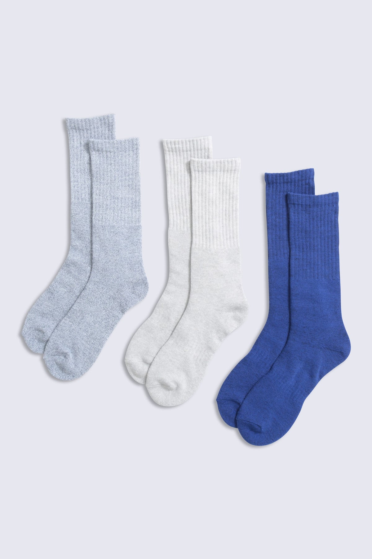 Mens Outdoor Mid-Calf Socks 3 Pack (2 Colours / Sizes 6-12) - With Code & Limited Time