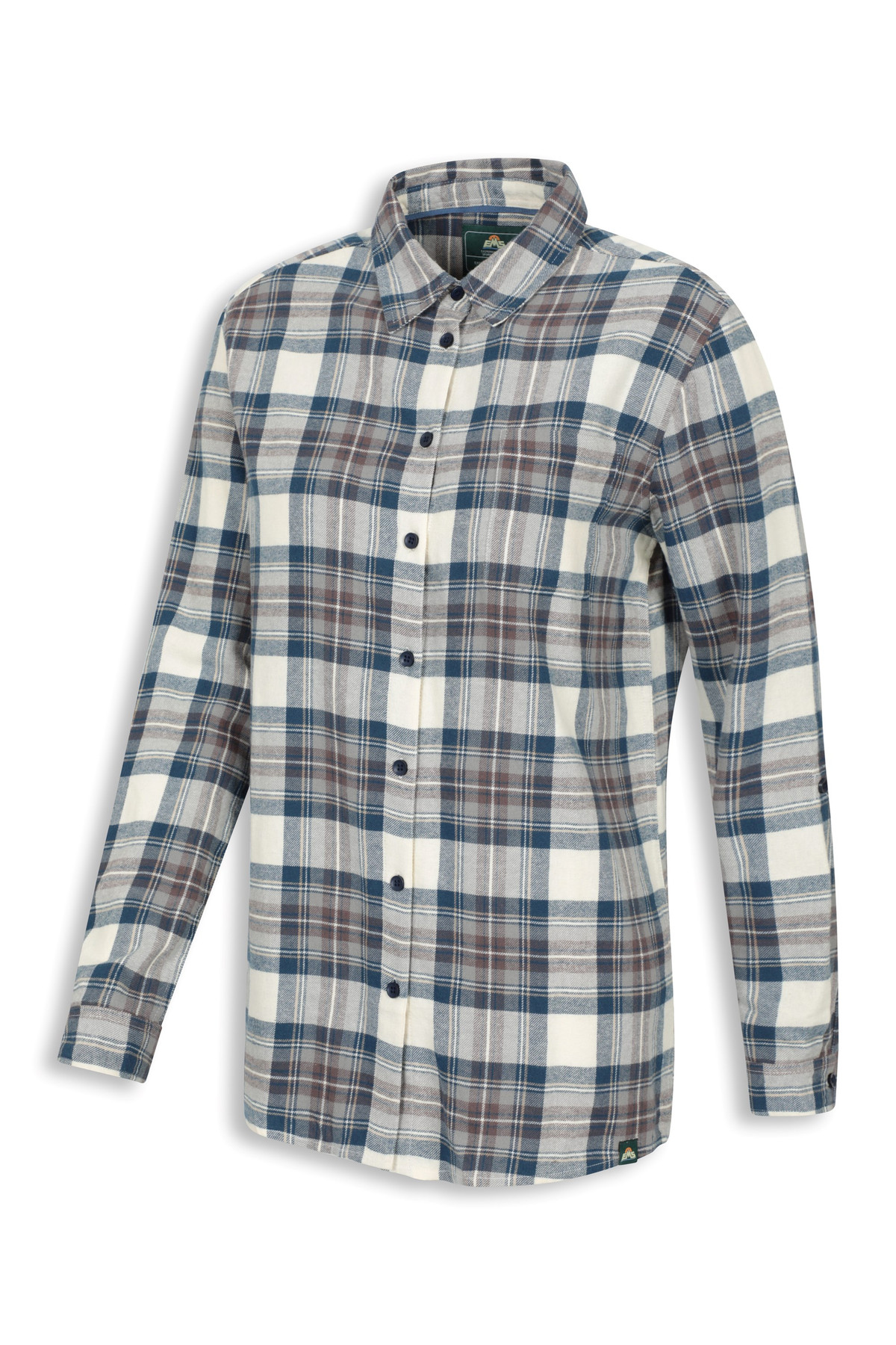 EMS Balsam Womens Long Line Flannel Shirt