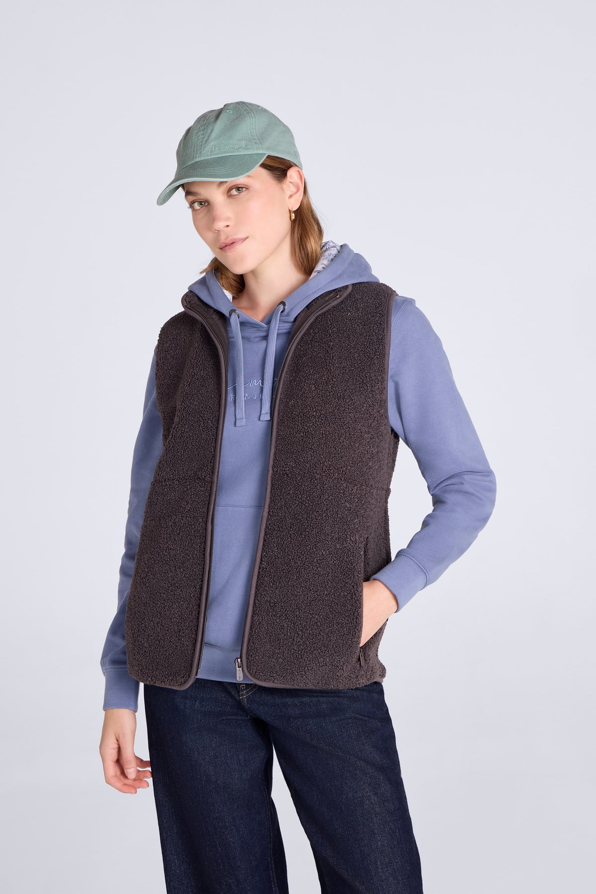 Gilet bouclé Blake pour femme