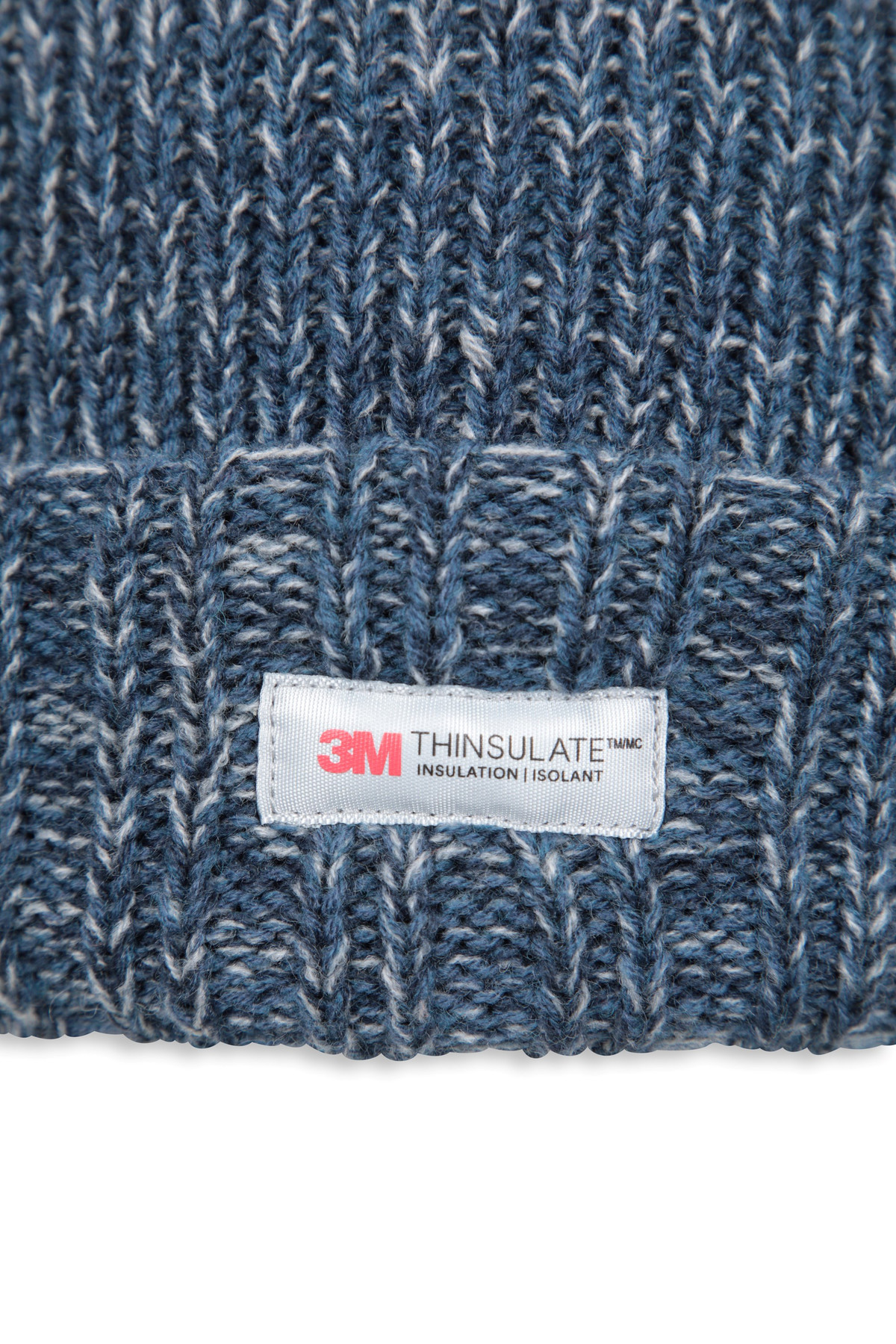 EMS Thinsulate Mens Fleece Lined Melange Wool Beanie