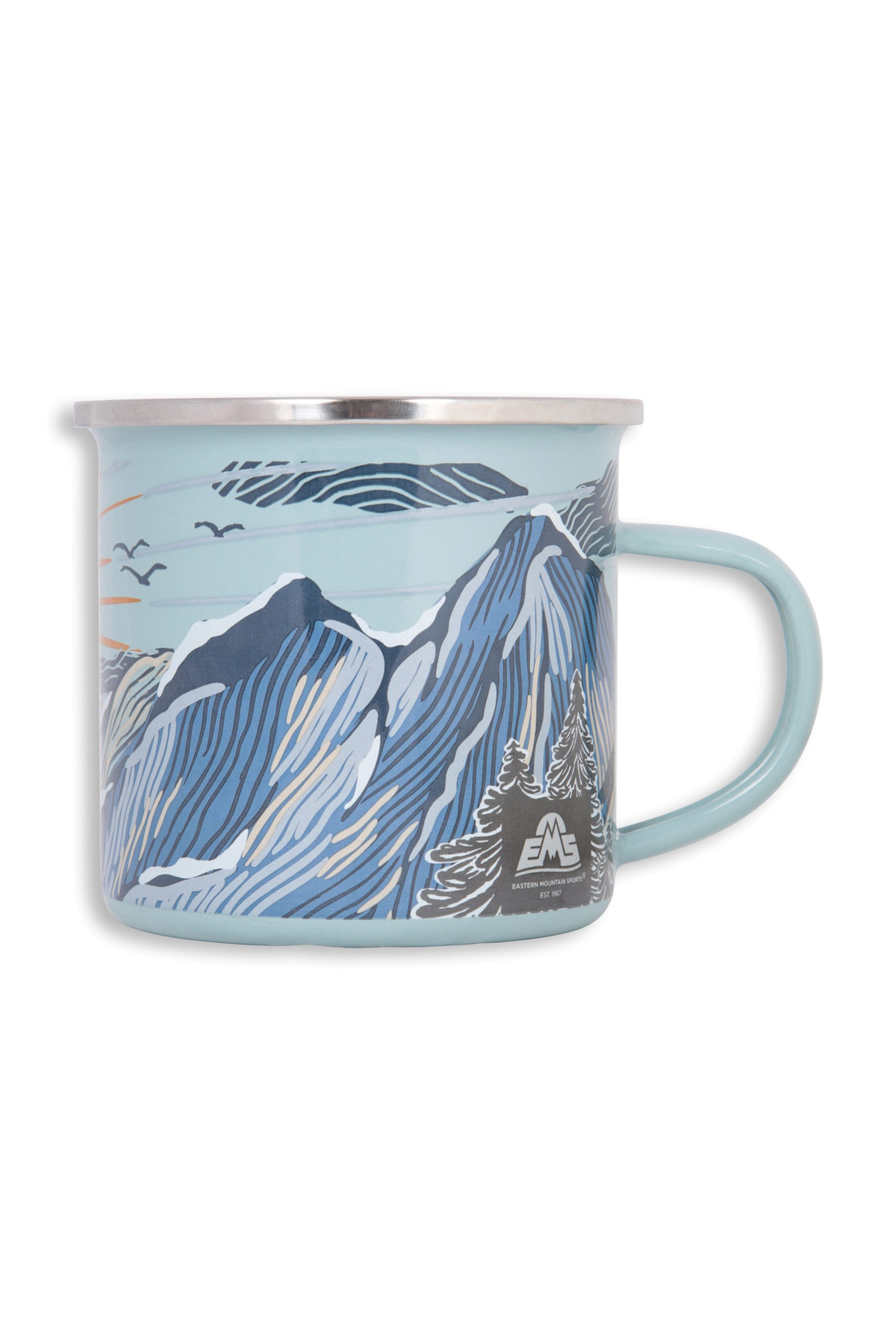 EMS Mountains Enamel Mug