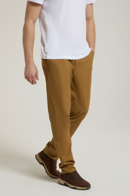 Woods Mens Chino Trousers - Tan