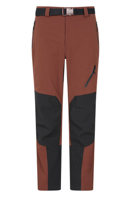Forest Mens Trekking Trousers - Short Length - Rust