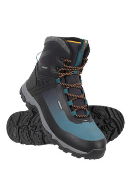 Polar Extreme Mens Softshell Thermal Waterproof Boots - Black