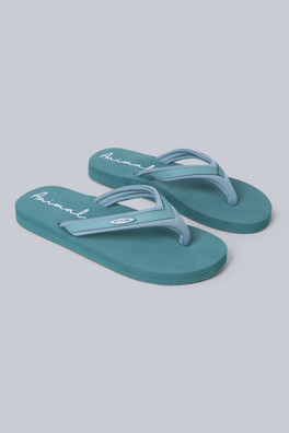 Swish Womens Flip-Flops - Pale Green