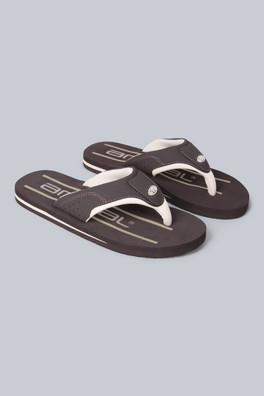 Jekyl Mens Flip-Flops - Dark Brown