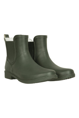 Womens Ankle Wellies - Khaki