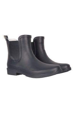 Womens Ankle Wellies - Navy