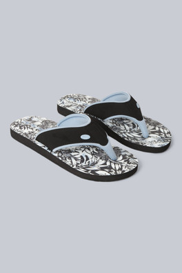 Swish Womens Flip-Flops - Jet Black