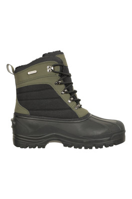 Bank Mens Snow Boots - Khaki