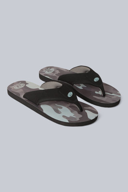 Jekyl Mens Flip-Flops - Medium Grey