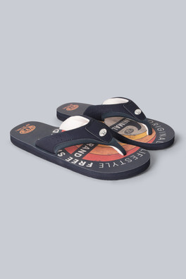 Jekyl Mens Flip-Flops - Bright Orange