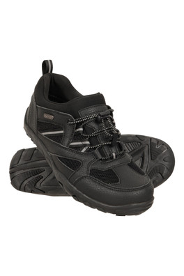 Meander Kids Waterproof Walking Shoes - Black