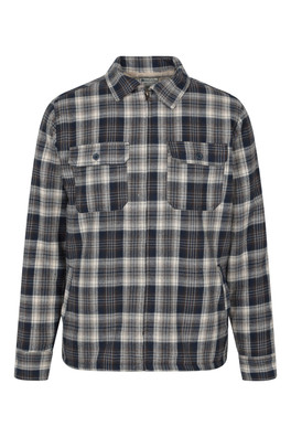 Stream II Mens Lined Flannel Shirt - Blue