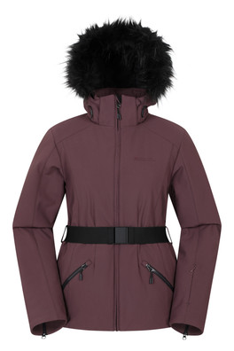 Swiss Womens Ski Jacket - Dark Purple