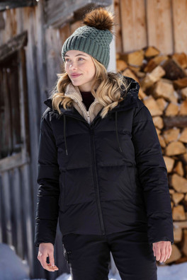 Cosy Extreme Womens Short Down Jacket - BLA