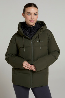 Cosy Extreme Womens Short Down Jacket - KHA