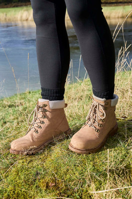 Vienna Womens Casual Waterproof Boots - Light Brown