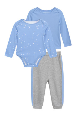 Baby Three Piece Set - Light Blue