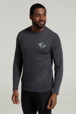 Mountain View Mens T-Shirt - Dark Grey