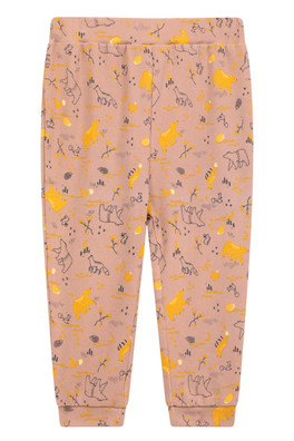 Baby Ribbed Joggers - Beige