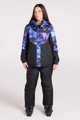 Womens Ski Jacket & Pants Set - Bright Blue