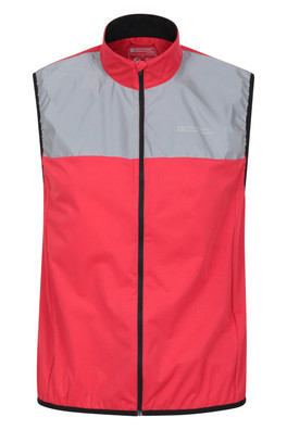 Mens Active Iso-Viz Gilet - Active Red
