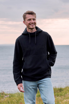 Louis Mens Fleece Hoodie - Black