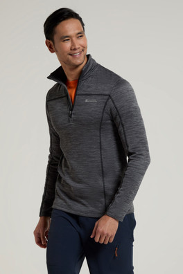 Finsbury Mens Active Midlayer - Dark Grey