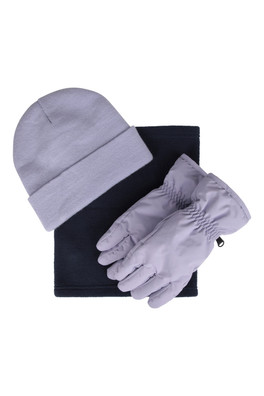 Womens Snow Accessories Set - Lilac