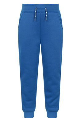 Nordic Fur Lined Kids Joggers - Blue