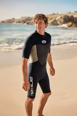 Slater Mens 2mm Shorty Wetsuit - Black