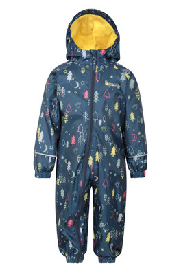 Spright Printed Junior Waterproof Rain Suit - Midnight