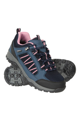 Path Womens Waterproof Walking Shoes - Navy