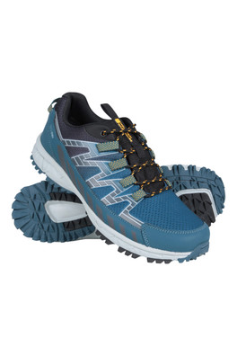 Enhance Mens Waterproof Trail Running Shoes - Mustard