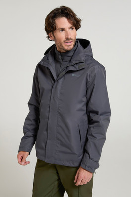 Fell Mens 3 in 1 Jacket - Grey