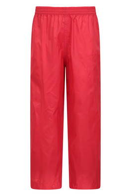 Pakka II Kids Waterproof Overtrousers - Red