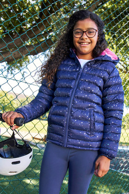 Seasons Kids Printed Padded Jacket - Star