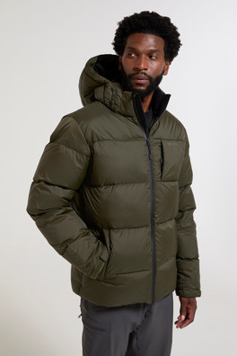 Frost Mens Extreme Down Jacket - Khaki