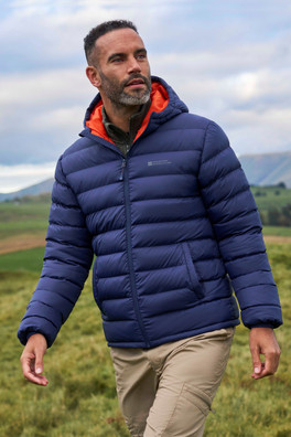 Seasons Mens Padded Jacket - Navy