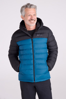 Seasons Mens Padded Jacket - Petrol
