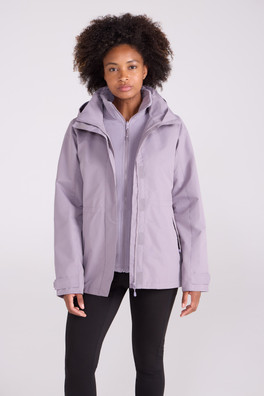Fell II Womens 3 in 1 Jacket - Dusky Purple