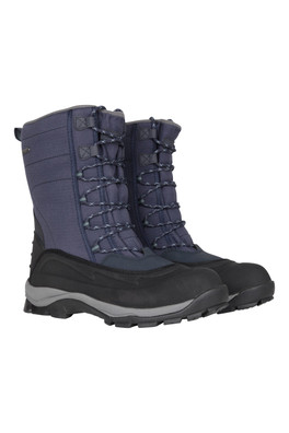 Park Mens Snow Boots - Navy